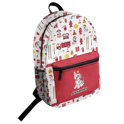 Firefighter Character Student Backpack (Personalized)