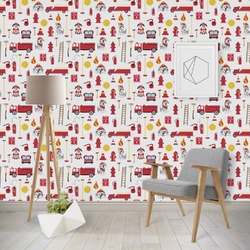 Firefighter Character Wallpaper & Surface Covering (Peel & Stick - Repositionable)