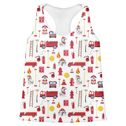 Firefighter Character Womens Racerback Tank Top - 2X Large