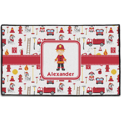 Firefighter Character Door Mat - 60"x36" w/ Name or Text