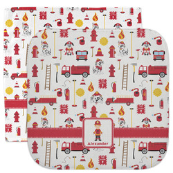 Firefighter Character Facecloth / Wash Cloth (Personalized)