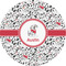 Dalmation 1" Multipurpose Round Labels - Single Sticker