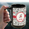 Dalmation 15oz. Black Mug - LIFESTYLE