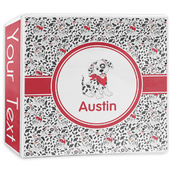 Dalmation 3-Ring Binder - 3 inch (Personalized)
