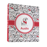 Dalmation 3 Ring Binder - Full Wrap - 1" (Personalized)