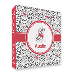 Dalmation 3 Ring Binder - Full Wrap - 2" (Personalized)