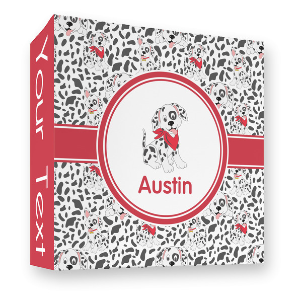 Custom Dalmation 3 Ring Binder - Full Wrap - 3" (Personalized)