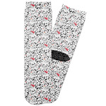 Dalmation Adult Crew Socks