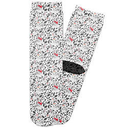 Dalmation Adult Crew Socks