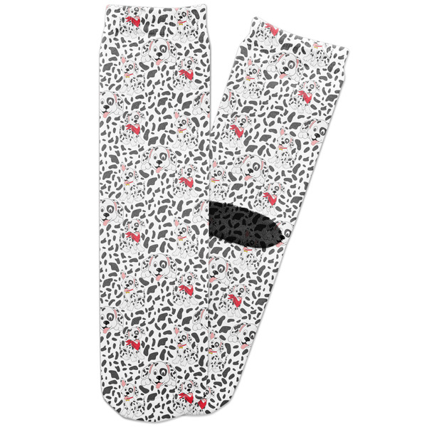 Custom Dalmation Adult Crew Socks