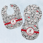 Dalmation Baby Bib & Burp Set w/ Name or Text