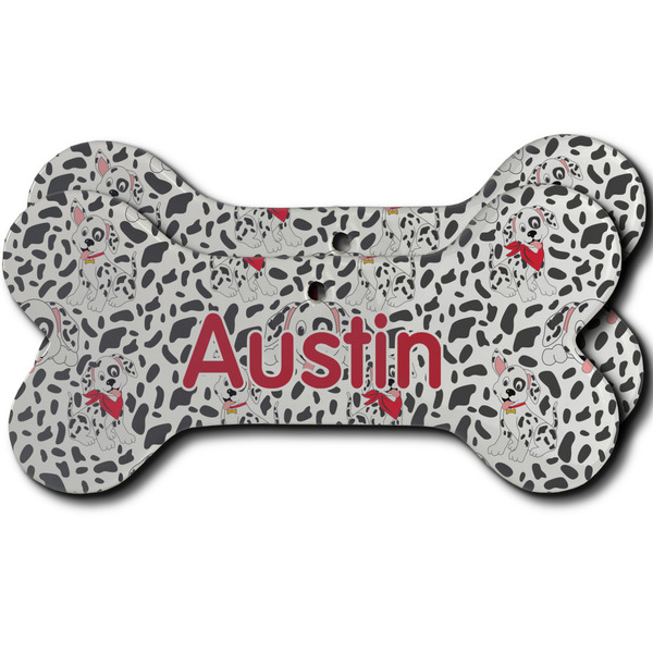 Custom Dalmation Ceramic Dog Ornament - Front & Back w/ Name or Text