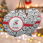 Dalmation Ceramic Ornament w/ Name or Text