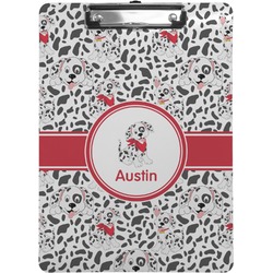 Dalmation Clipboard (Letter Size) (Personalized)
