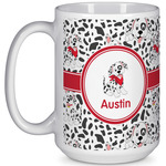 Dalmation 15 Oz Coffee Mug - White (Personalized)