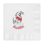 Dalmation Embossed Decorative Napkins (Personalized)