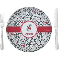 Dalmation Glass Lunch / Dinner Plate 10" (Personalized)