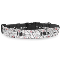 Dalmation Deluxe Dog Collar - Large (13" to 21") (Personalized)