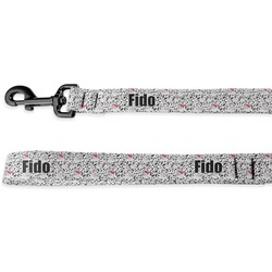 Dalmation Deluxe Dog Leash - 4 ft (Personalized)