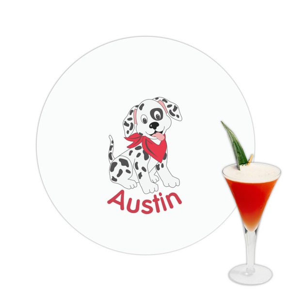 Custom Dalmation Printed Drink Topper -  2.5" (Personalized)