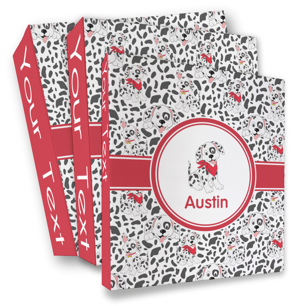 Custom Dalmation 3 Ring Binder - Full Wrap (Personalized)