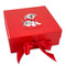 Dalmation Gift Boxes with Magnetic Lid - Red - Front