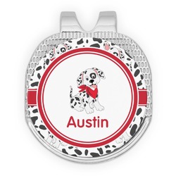 Dalmation Golf Ball Marker - Hat Clip - Silver