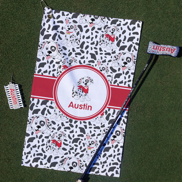 Custom Dalmation Golf Towel Gift Set (Personalized)