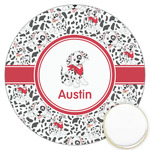 Dalmation Printed Cookie Topper - 3.25" (Personalized)