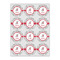 Dalmation Icing Circle - Small - Set of 12