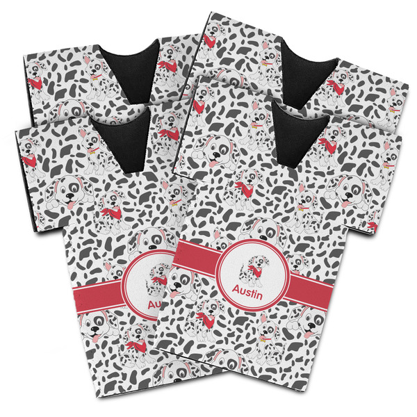 Custom Dalmation Jersey Bottle Cooler - Set of 4 (Personalized)