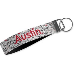 Dalmation Wristlet Webbing Keychain Fob (Personalized)