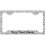 Dalmation License Plate Frame - Style C (Personalized)