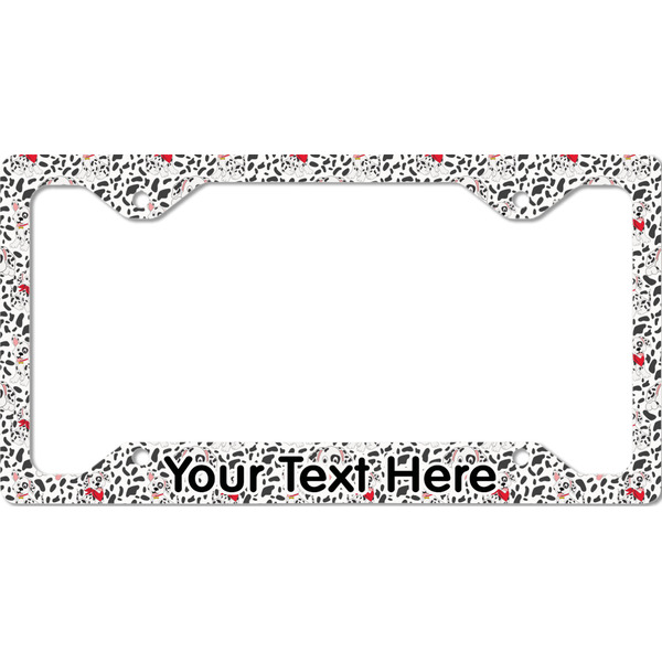 Custom Dalmation License Plate Frame - Style C (Personalized)