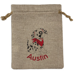 Dalmation Burlap Gift Bag (Personalized)