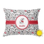 Dalmation Outdoor Throw Pillow (Rectangular) (Personalized)