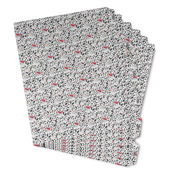 Custom Dalmation Binder Tab Divider - Set of 6 (Personalized)