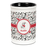 Dalmation Ceramic Pencil Holders - Black