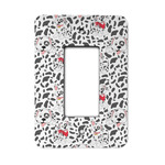 Dalmation Rocker Style Light Switch Cover - Single Switch