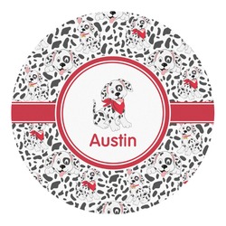 Dalmation Round Decal - XLarge (Personalized)