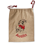 Dalmation Santa Sack - Front (Personalized)