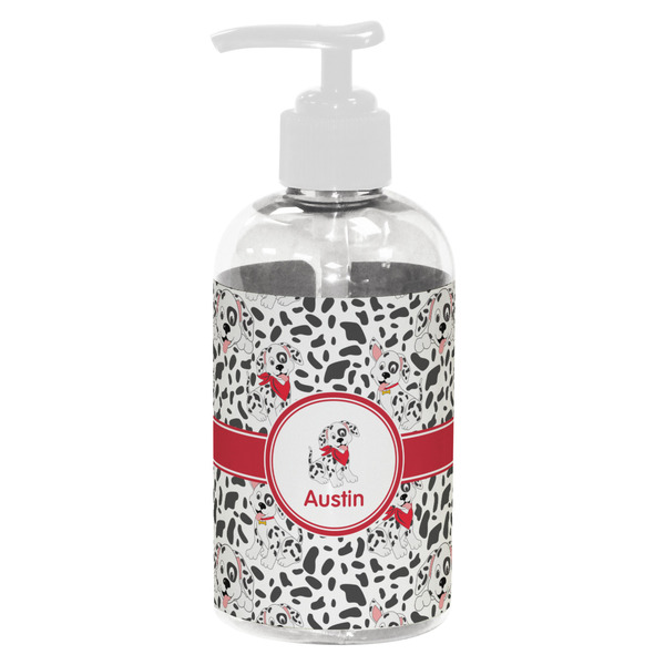 Custom Dalmation Plastic Soap / Lotion Dispenser (8 oz - Small - White) (Personalized)