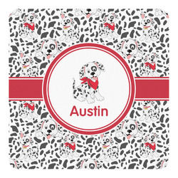Dalmation Square Decal - Large (Personalized)