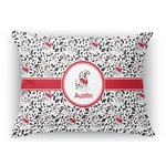 Dalmation Rectangular Throw Pillow Case - 12"x18" (Personalized)