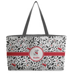 Dalmation Beach Totes Bag - w/ Black Handles (Personalized)