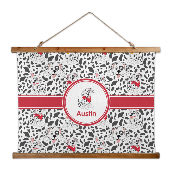 Custom Dalmation Wall Hanging Tapestry - Wide (Personalized)