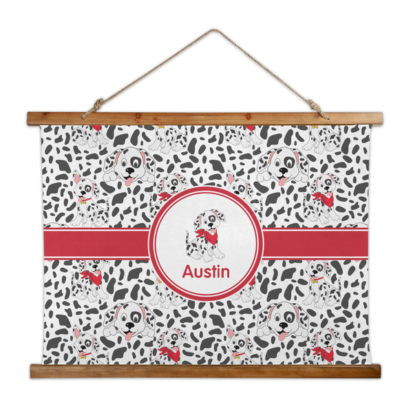 Custom Dalmation Wall Hanging Tapestry - Wide (Personalized)