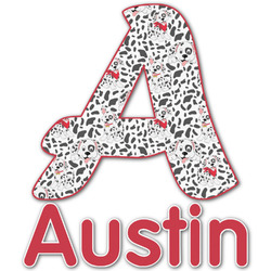 Dalmation Name & Initial Decal - Up to 12"x12" (Personalized)