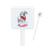 Dalmation Square Plastic Stir Sticks (Personalized)