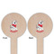 Dalmation Wooden 6" Food Pick - Round - Double Sided - Front & Back